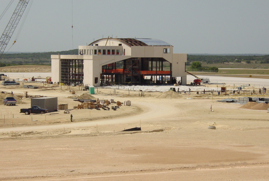 GRK airport terminal being constructed in 2000